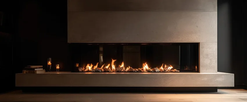 Gas Fireplace Ember Bed Design Services in Bridgeport, Connecticut