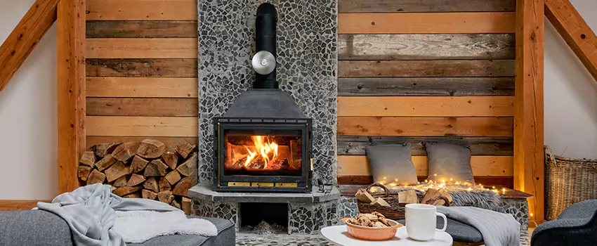 Thelin Hearth Products Direct Vent Gas Stove Fireplace Inspection in Bridgeport, Connecticut